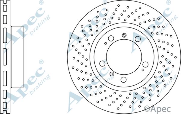 APEC BRAKING stabdžių diskas DSK2467